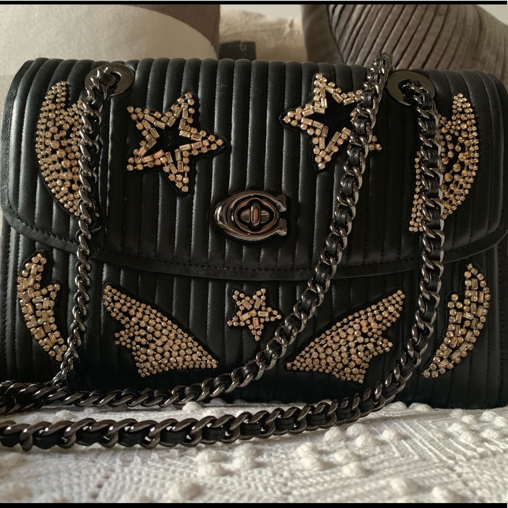 Coach Parker w Quilting and Crystal Embellishment